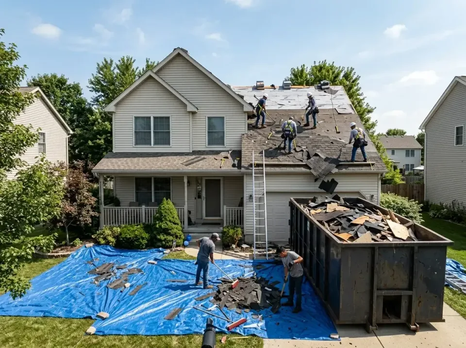 roof-replacement-debris-remova-004 — frequently asked questions, Cheapest Dumpster Rentals in Wekiwa Springs, FL